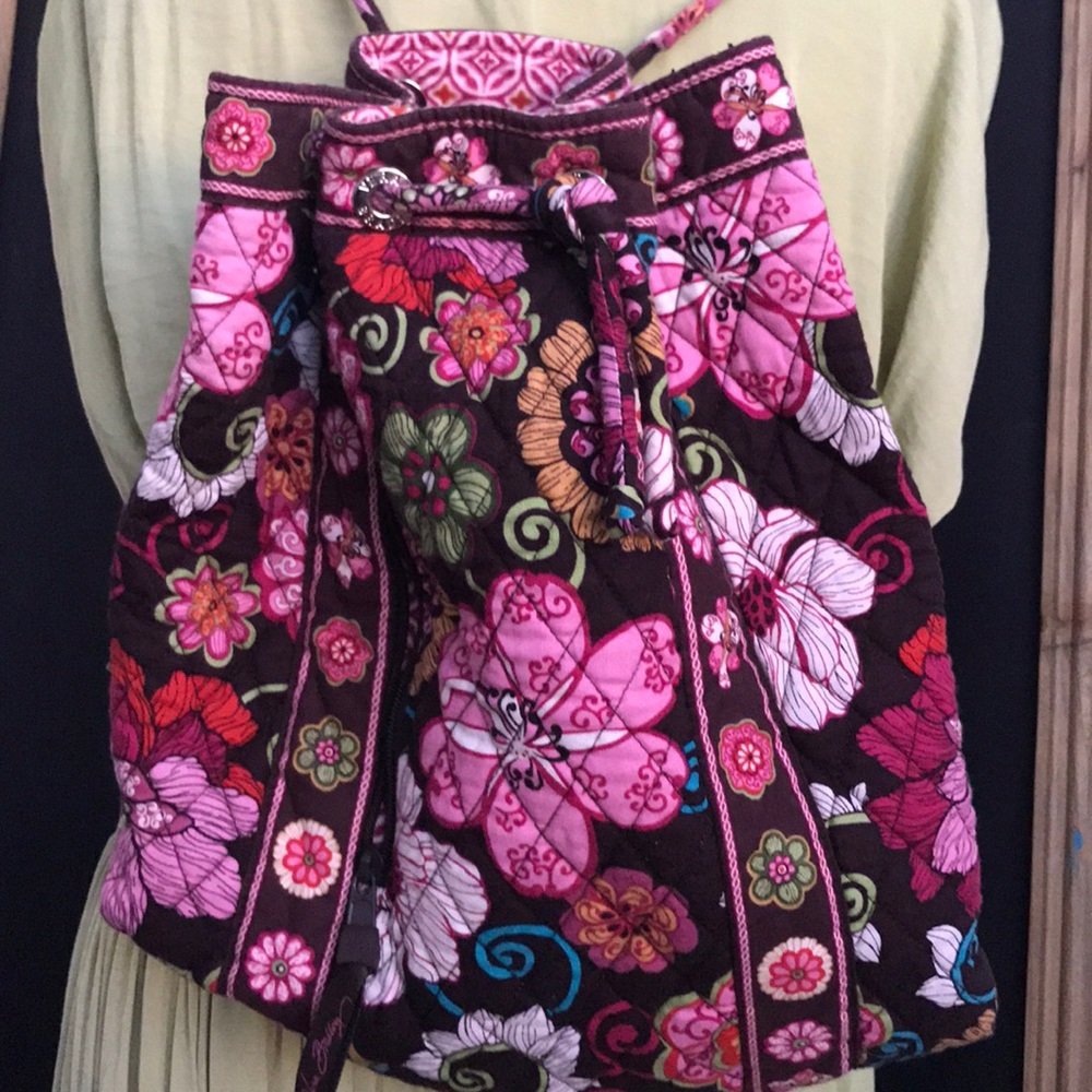 Vera Bradley Drawstring Backpack - Picture 3 of 4